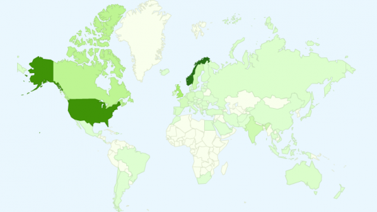 Audience demographics for The Animation Conversation Podcast